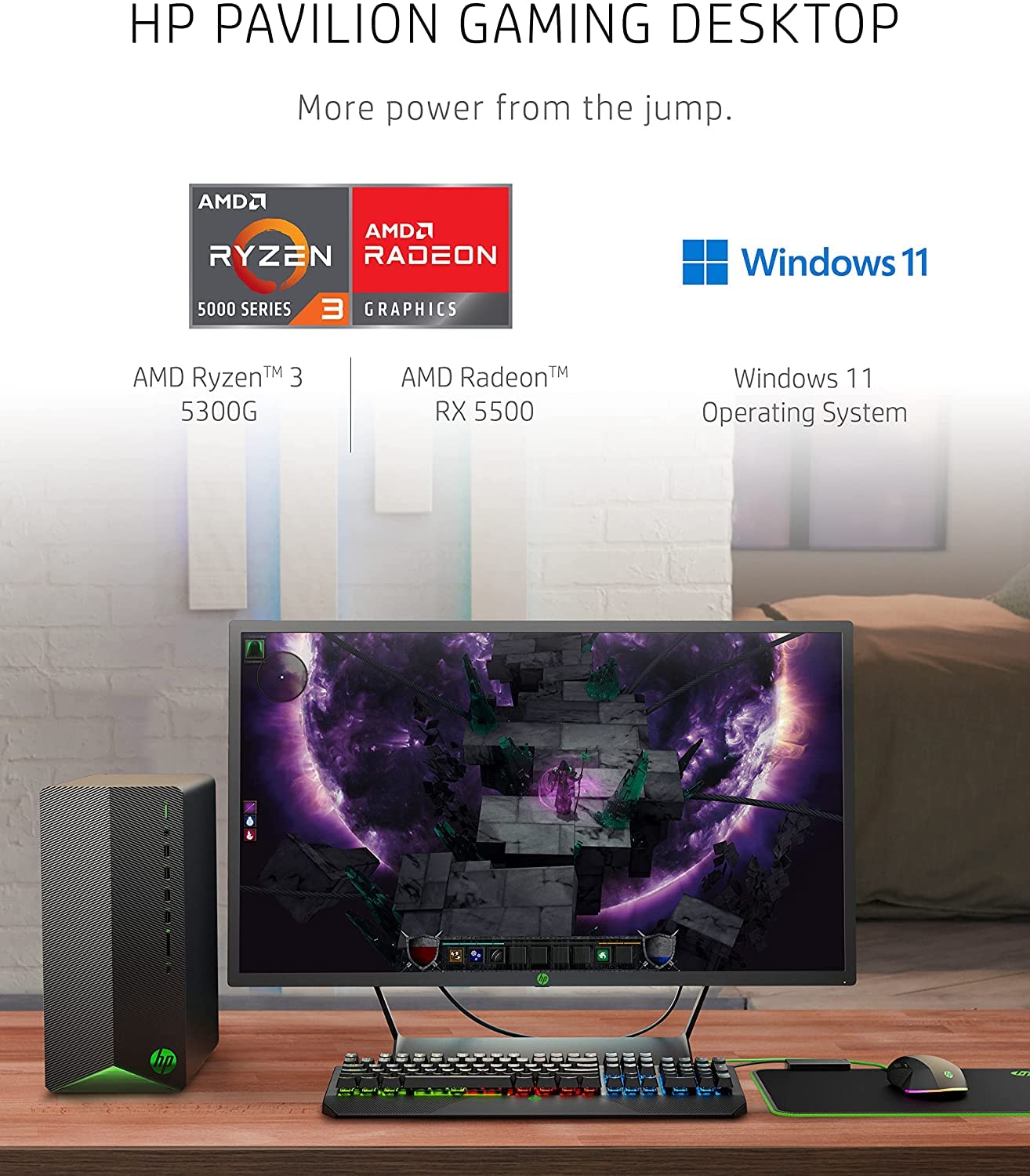 Amazon.co.jp: HP Pavilion ゲーミングデスクトップ NVIDIA GeForce 
