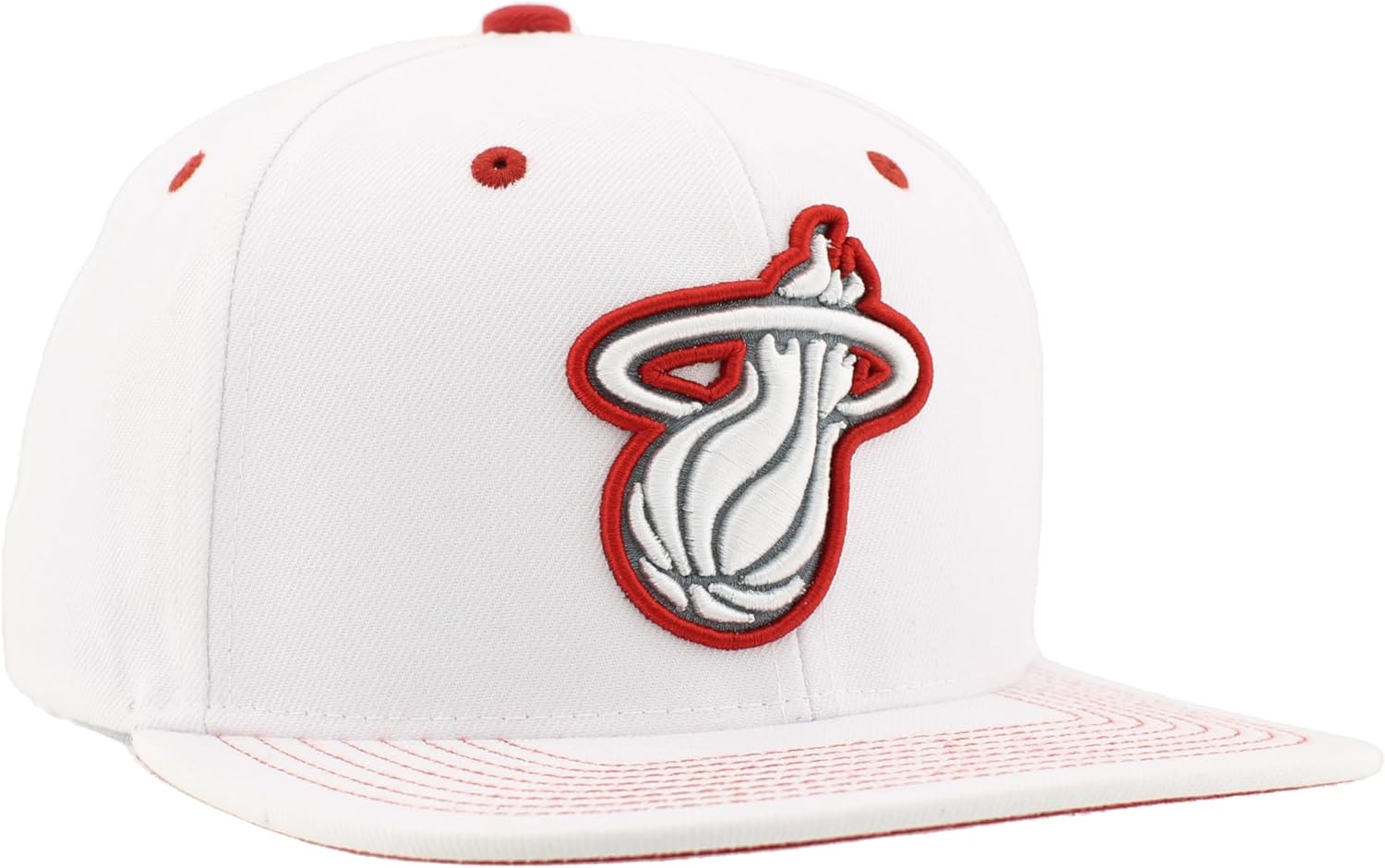 ZHATS NBA Unisex-Adult NBA Officially Licensed Adjustable Snapback Hat Flat Bill Z11 Pop White - Image 5