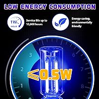 Vista 7 de 2 luces LED USB para automóvil, luces LED regulables al tacto, puerto USB, iluminación ambiental retro para automóvil, luces LED interiores