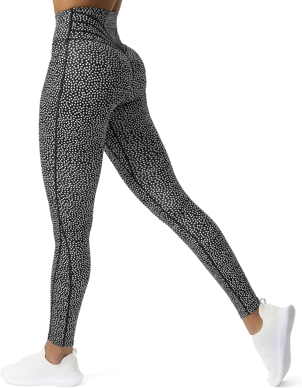 Aoxjox High Waisted Workout Leggings for Women Trinity Yoga Pants 26.5"