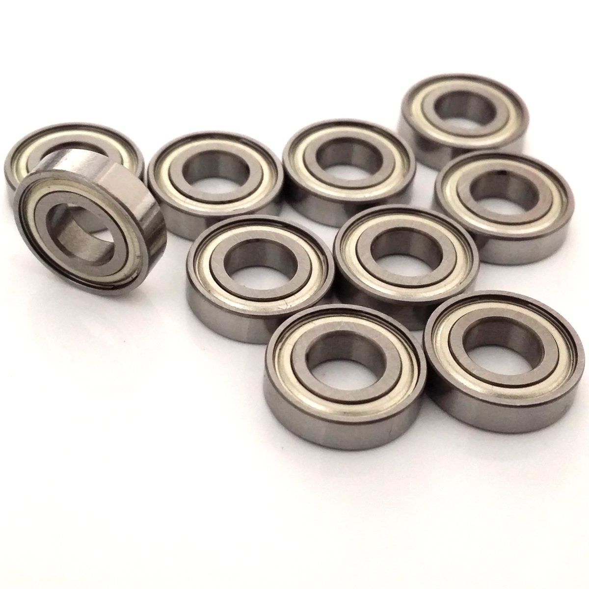 10pcs Bearing 686 618/6ZZ 686ZZ 6x13x3.5 ABEC-1 MOCHU Deep Groove Ball Bearings, Single Row MINI Ball Bearing