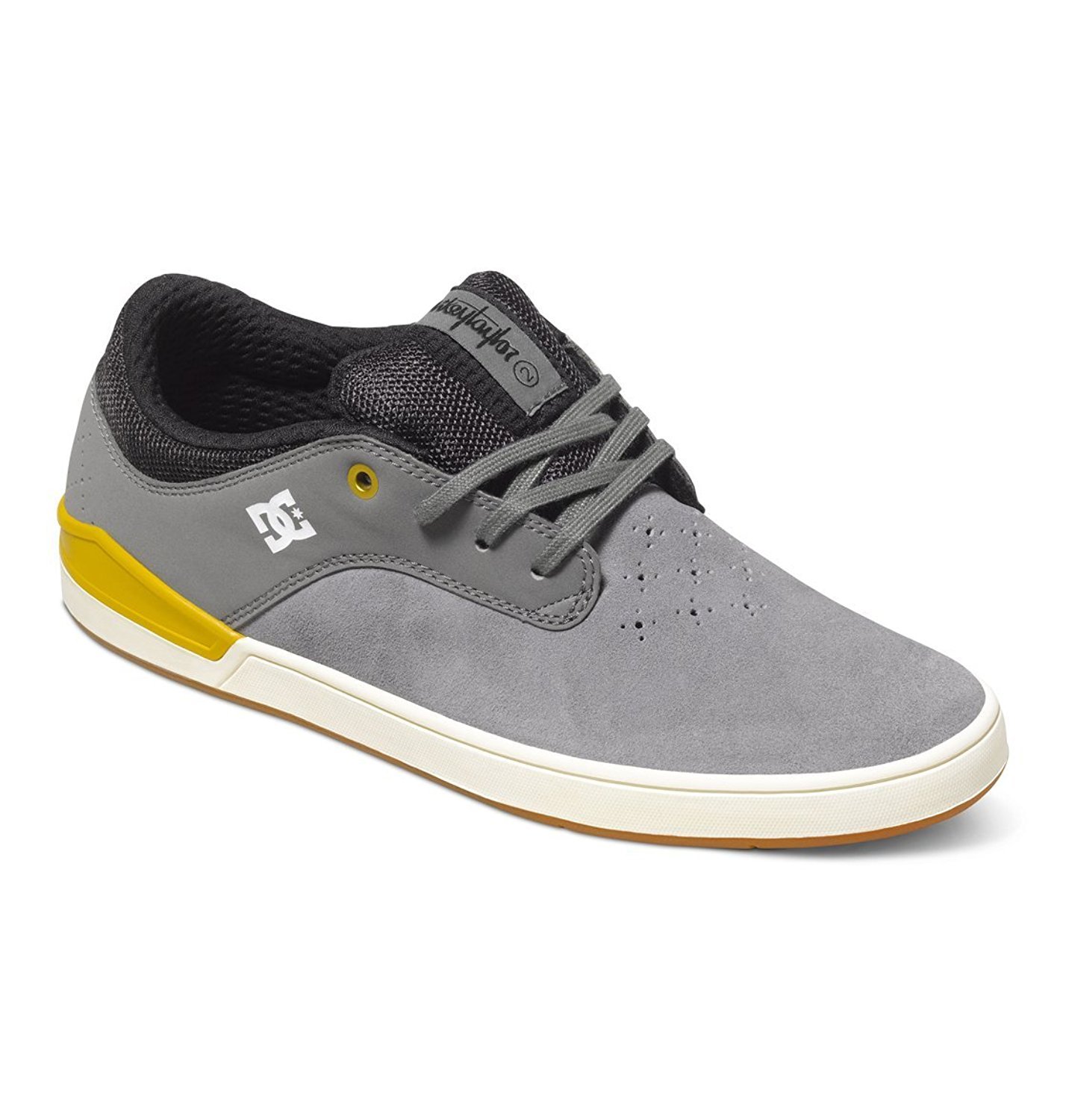 DC Shoes Mens Shoes™ Mikey Taylor 2 S - Skate Shoes - Men - US 10 - Grey Grey/Yellow US 10 / UK 9 / EU 43