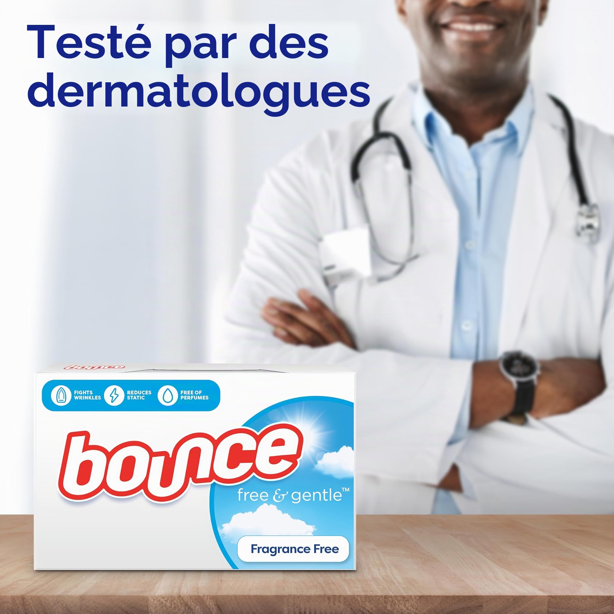Bounce Fabric Softener Dryer Sheets Free & Gentle 240CT