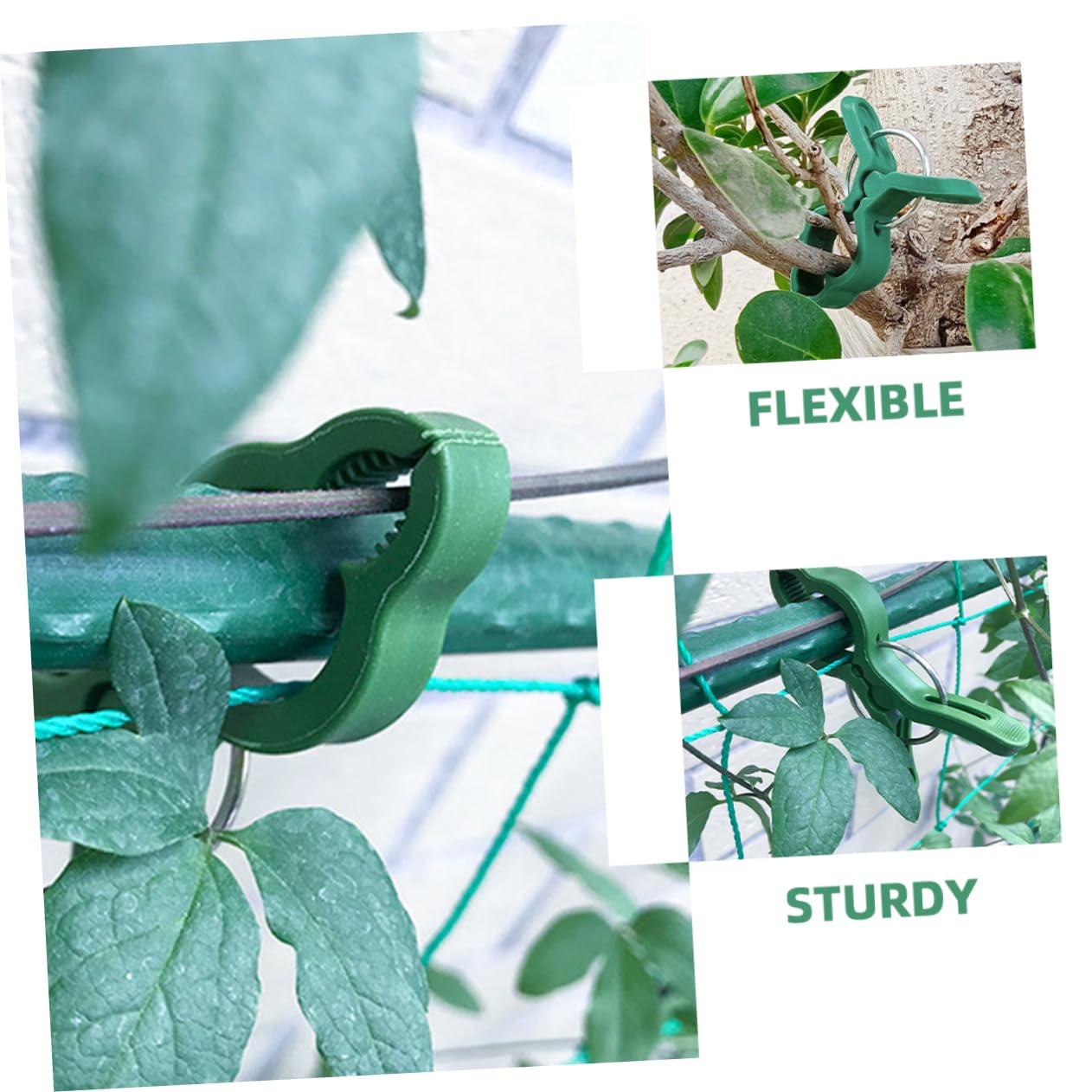60stücke Pflanzenstützclips Gartenclips Zur Unterstützung Von Tomaten Orchideen Und Anderen Kletterpflanzen Flexible Und Robuste Rankhilfe Für Gesunde Pflanzenentwicklung