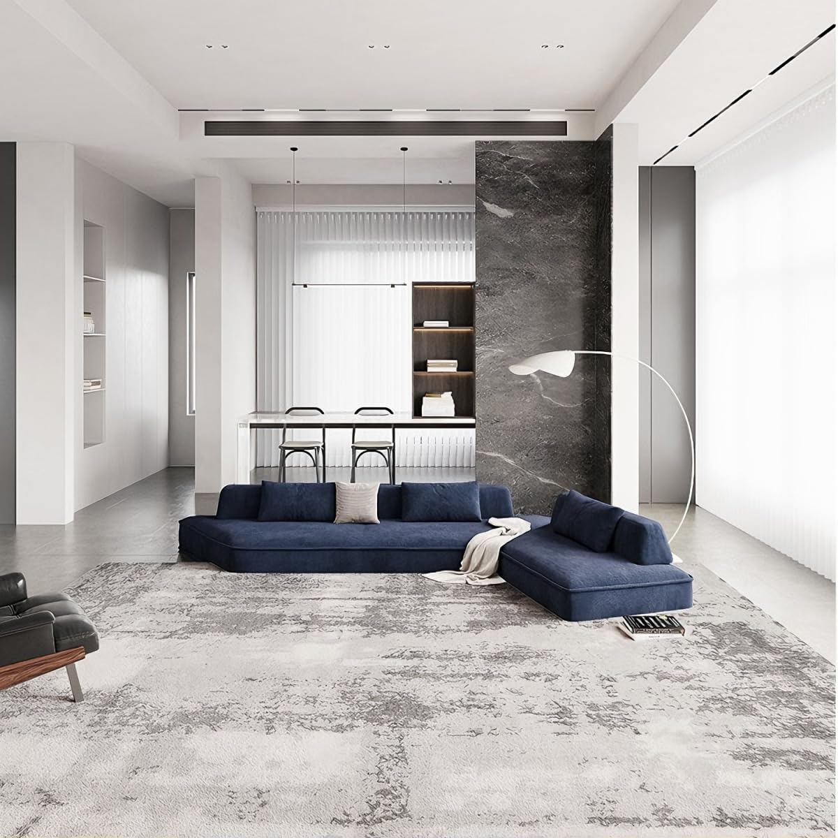 Tapis de chambre ModernSoft anti-froid 120 x 180 cm