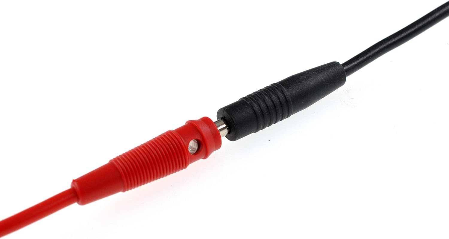 Oiyagai 5 Colors 1M Banana Plug Extension Test Leads, Female to Male Connectors, 15A 1000V, Multimeter Test Probe Cable for Lab, DIY Electronics, Power Supply
