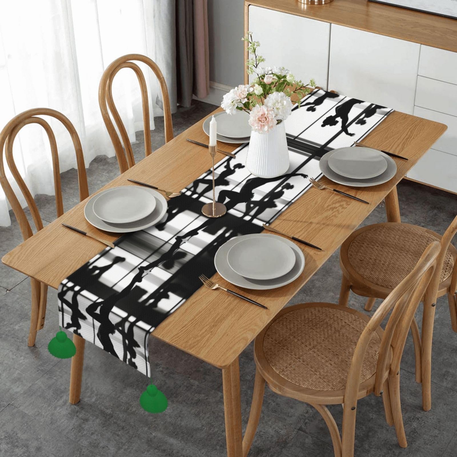 Chemin de table de salle à manger rustique cadeau idéal Noël