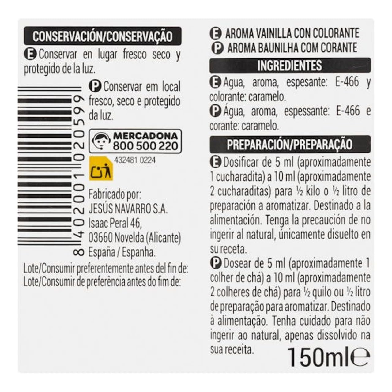 Vanille-Aroma 12er-Pack