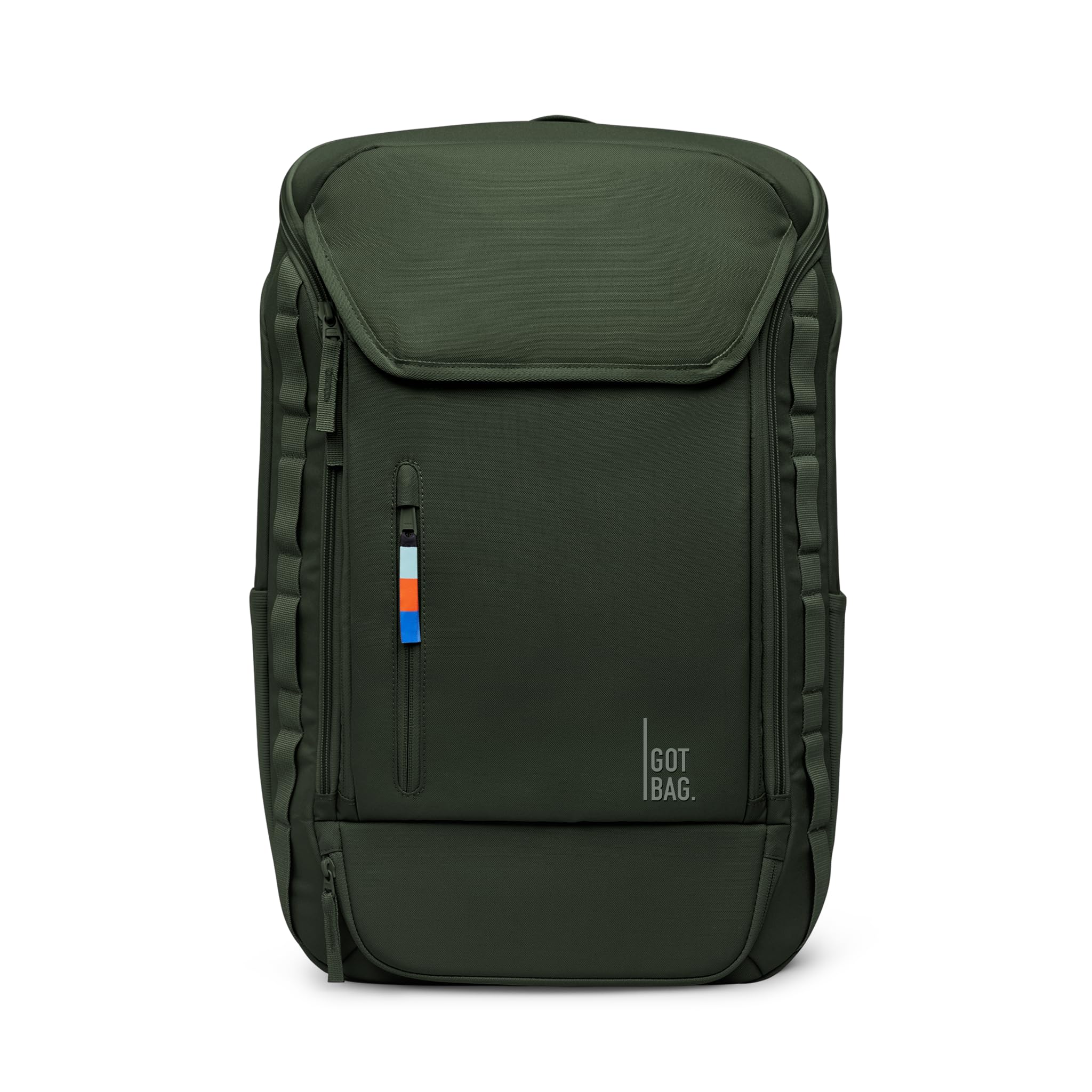 GOT BAG Pro Pack Travel | Wodoodporny Plecak Podrozny | Plecak na Laptopa 16 | Pojemny Plecak Turystyczny 35L (algae)