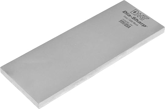 DMT DMTD8EF Dia-Sharp Bench Stone, Diamond Sharpener, X-Fine/Fine Grit (1200/600), Flat Diamond Sharpening Stone, Ideal for Blades & Tools, 8 x 3 x 0.38
