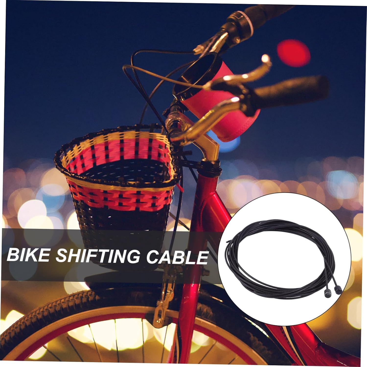 Durable Cycling Cable for Mountain Road Bikes Compatible with Various Speed Control Systems for Enhanced