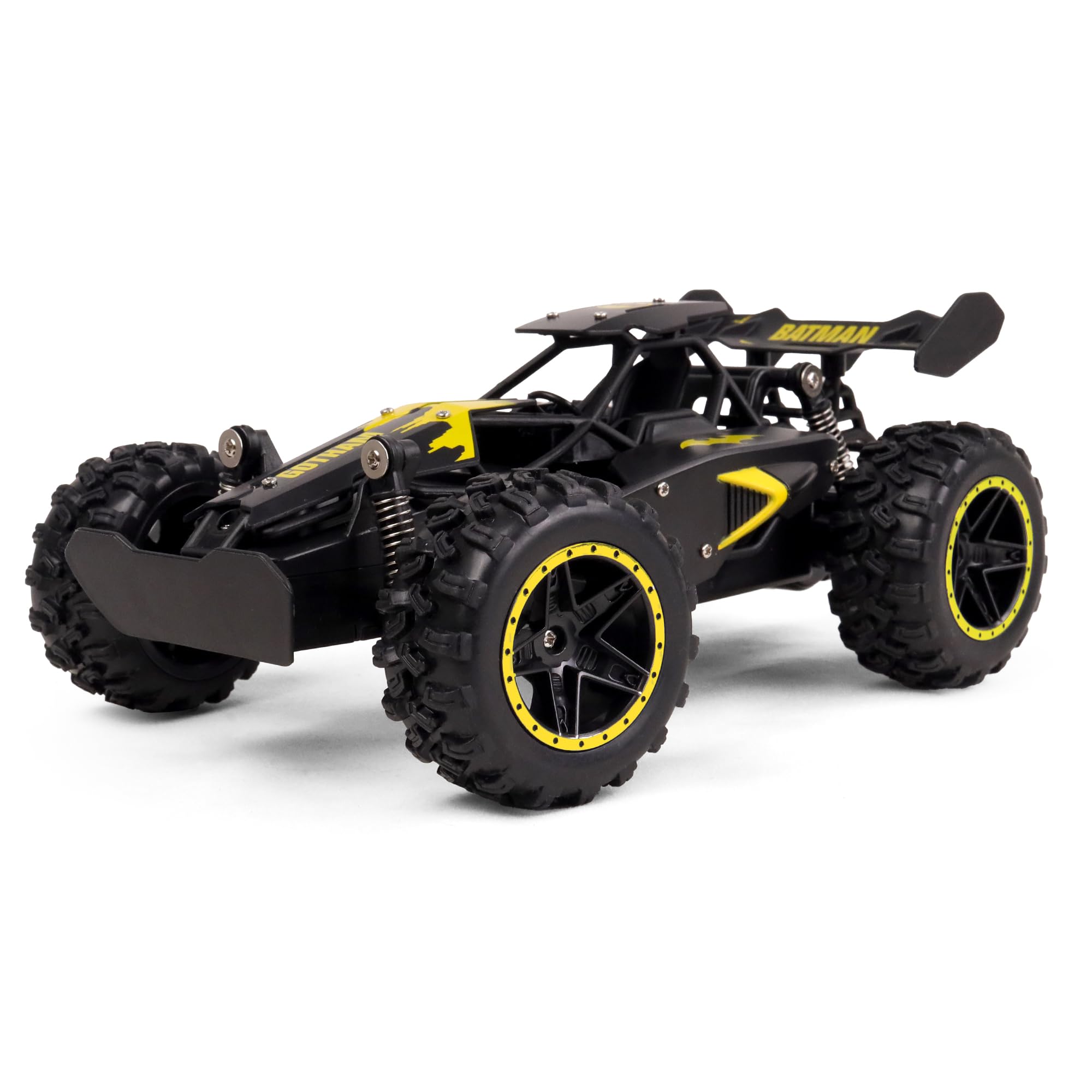 TURBO WYZWANIE - Off Road Batman - Oficjalna Licencja DC Batman - Wszystkie Tereny - 099348 - Samochód zdalnie sterowany - Czarny - 1/24 - Baterie w zestawie - Metal - Zabawka dla dzieci - Od 6 lat