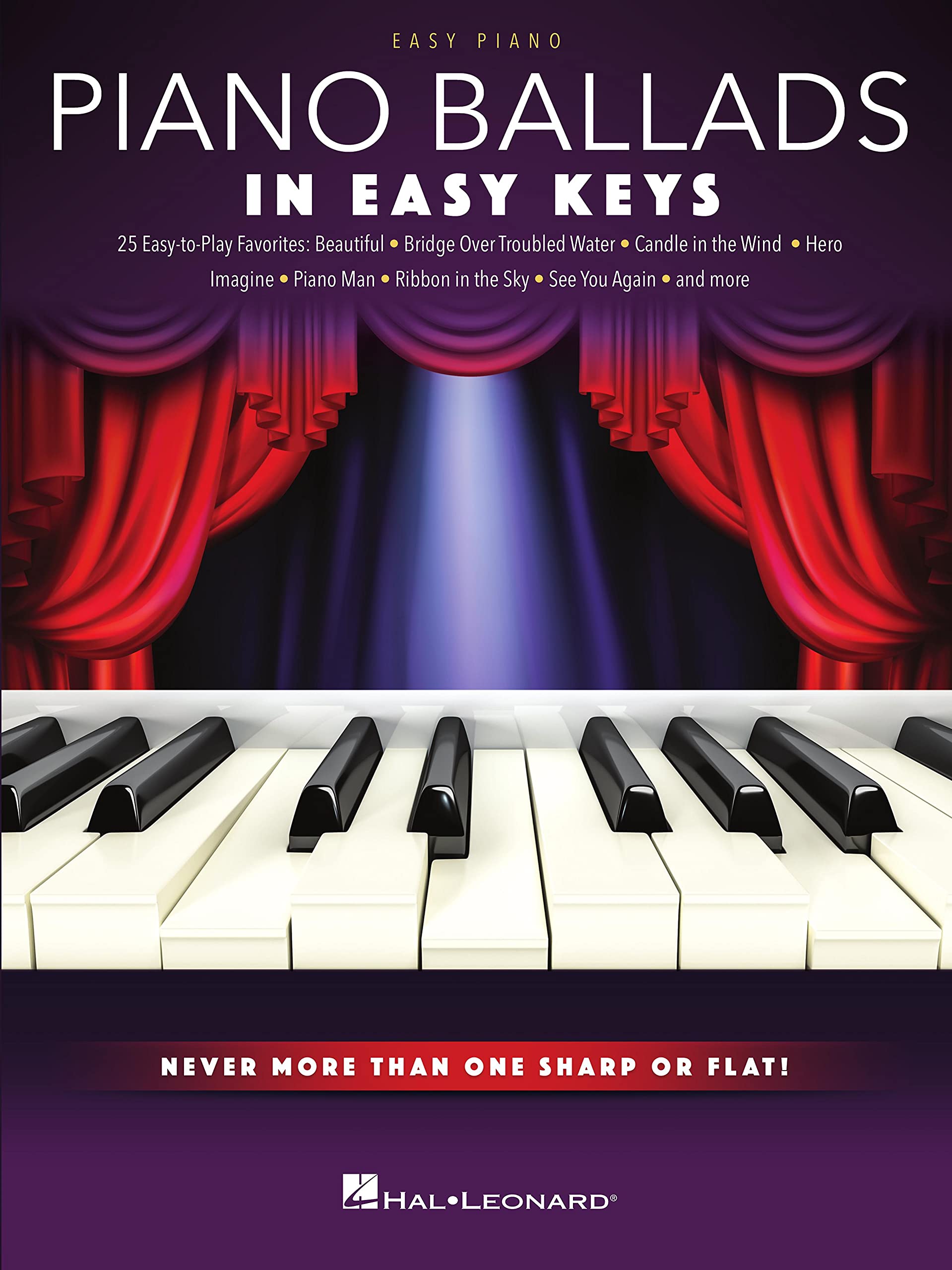 Piano Ballads In Easy Keys pour apprendre le piano facilement sans partitions trop complexes