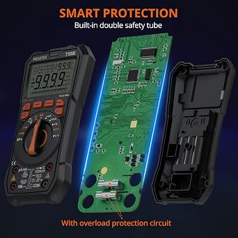 Proster Digital Multimeter 9999 Counts True RMS Auto Range NCV Tester