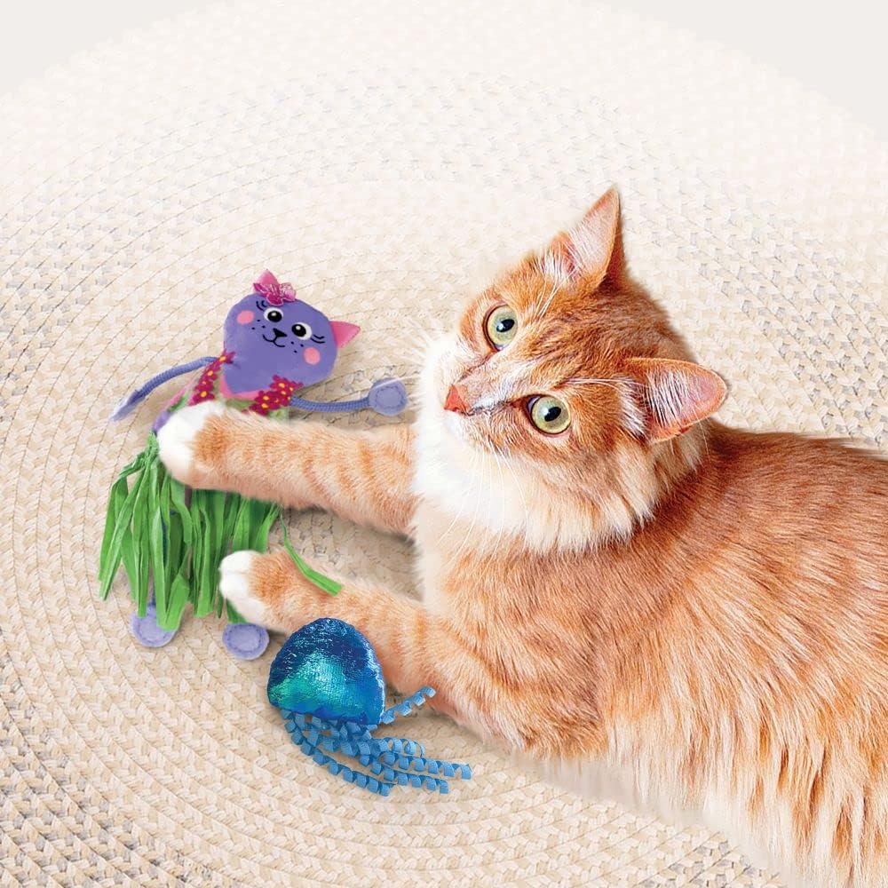 KONG Tropics Hula W/Catnip, 2 Pack