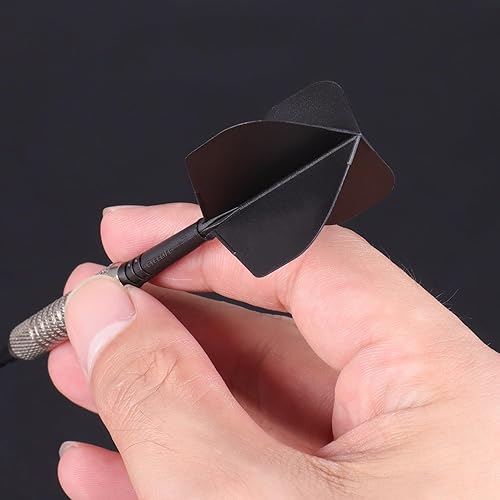 Miniatura 3 de CyeeLife 2 juegos (6 piezas) de dardos y ejes integrados, accesorio de una pieza negroblancoazulrojo CF02