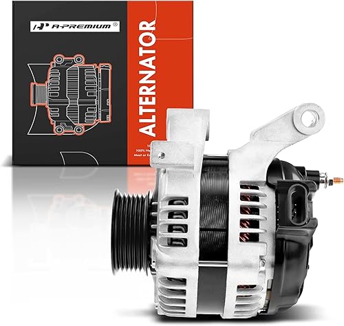 Miniatura 8 de A-Premium Alternador compatible con Cadillac CTS 2004-2005 V8 5.7L, CTS 2006-2007 V8 6.0L, 12V 150Amp CW polea de 6 ranuras, reemplazo #