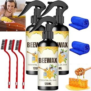 Natural Beeswax Spray, Beeswax Furniture Polish, Beeswax Spray, Beeswax Spray Furniture Polish, Beeswax Wood Polish, Beeswax Floor Cleaner And Polish (3pcs)