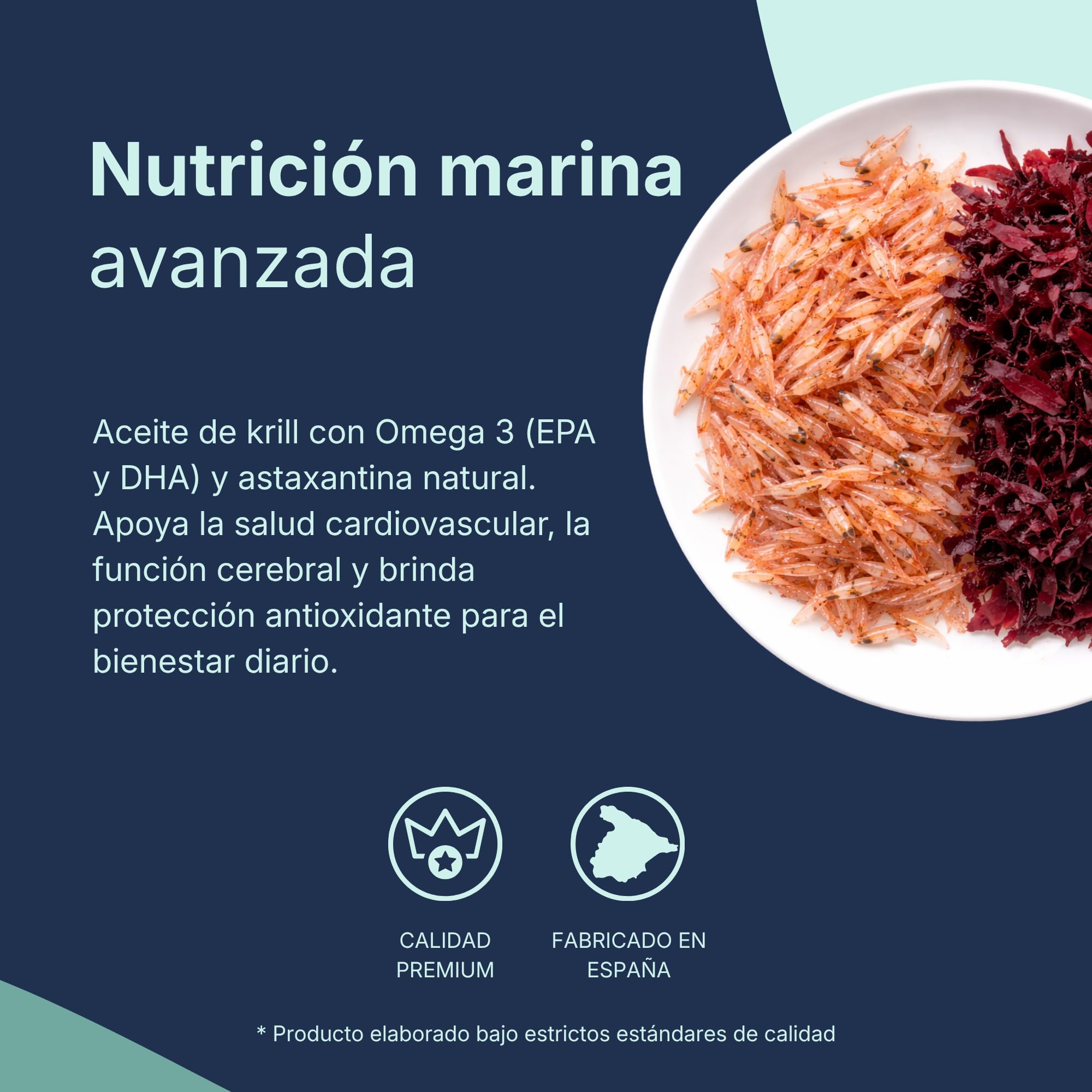 Perle di olio di krill FEPA 500 mg – 60 unità – Capsule con olio di krill Omega 3 (EPA e DHA) – Integratore alimentare per il supporto nutrizionale quotidiano – Fepadiet