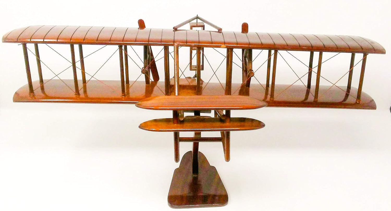 Wright Flyer Airplane Wood Model