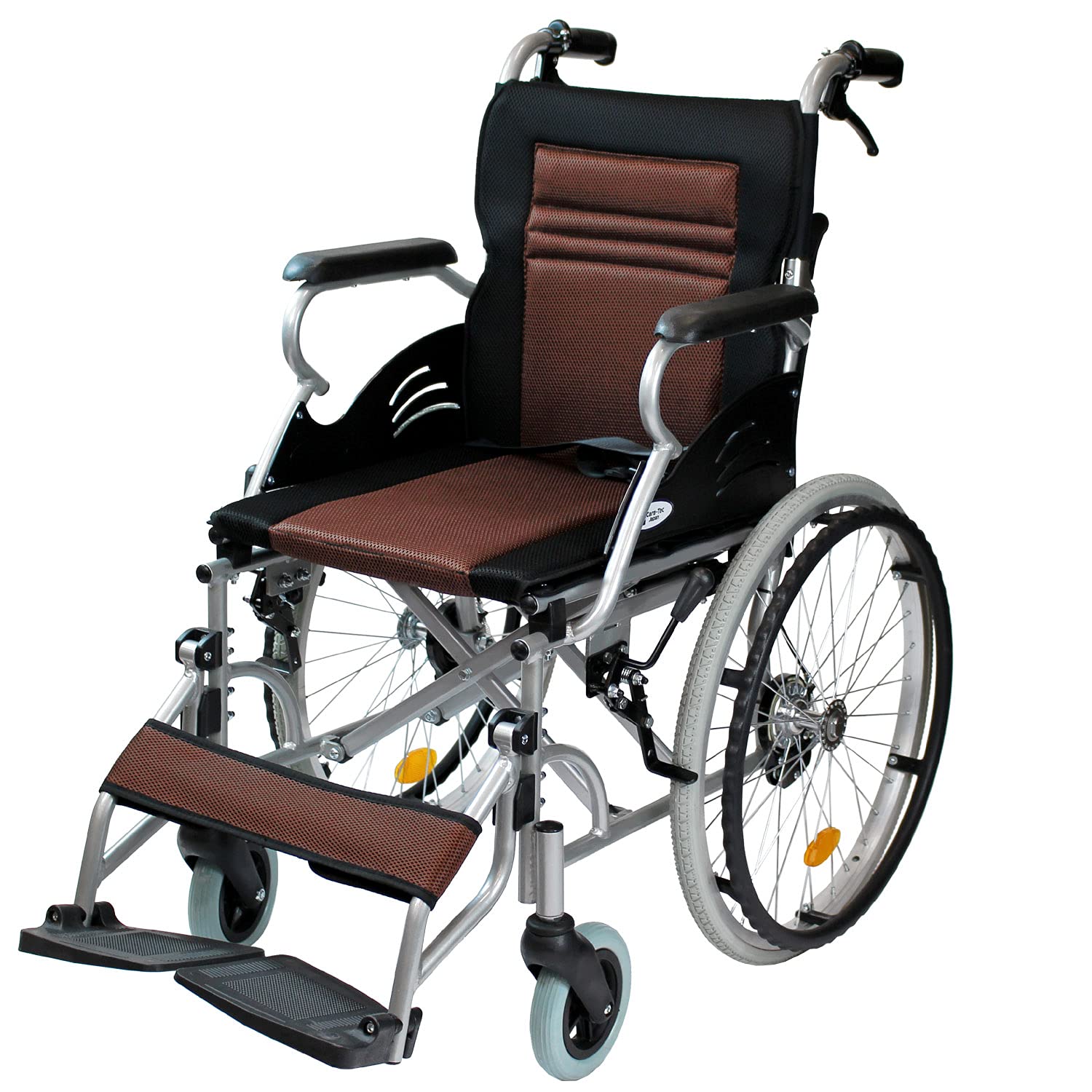Amazon | ケアテックジャパン 軽量 自走式アルミ製車椅子 CA-12SU