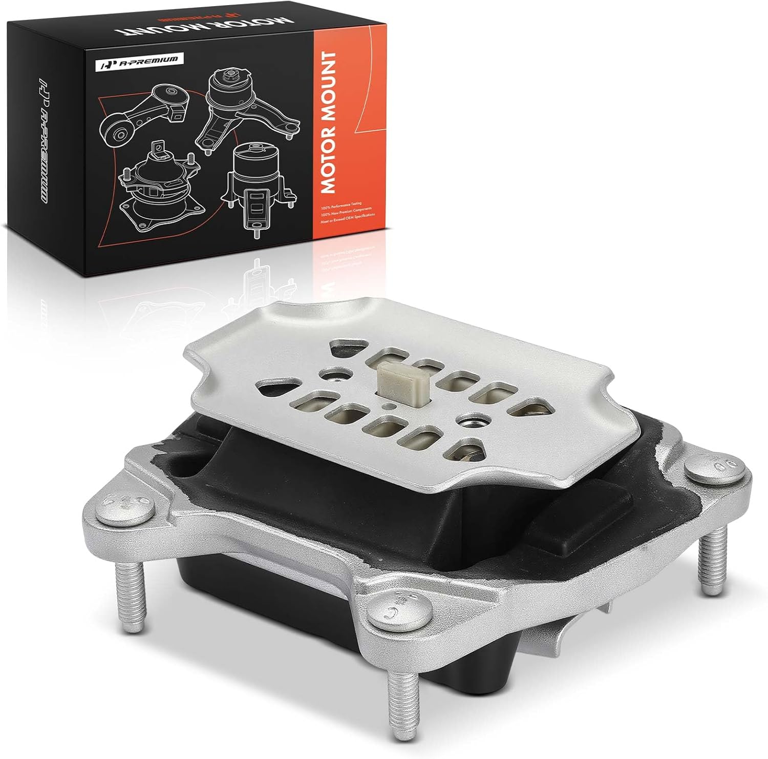 A-Premium Rear Transmission Mount Compatible with Audi A6 Quattro 2005-2011, S6 2002-2003 4.2L, S6 2007-2011 5.2L, Automatic Transmission