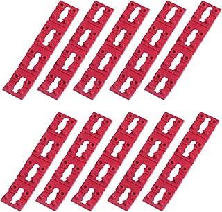 40pcs Switch Receptacle Spacers, Electrical Socket Spacers for Electrical Box, Electrical Outlet Spacers Shims Twist-Apart Spacers Red Plastic Gaskets for Electrical Boxes