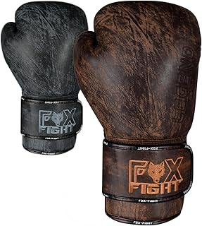 FOX-FIGHT Legend - Guantes de boxeo de piel auténtica