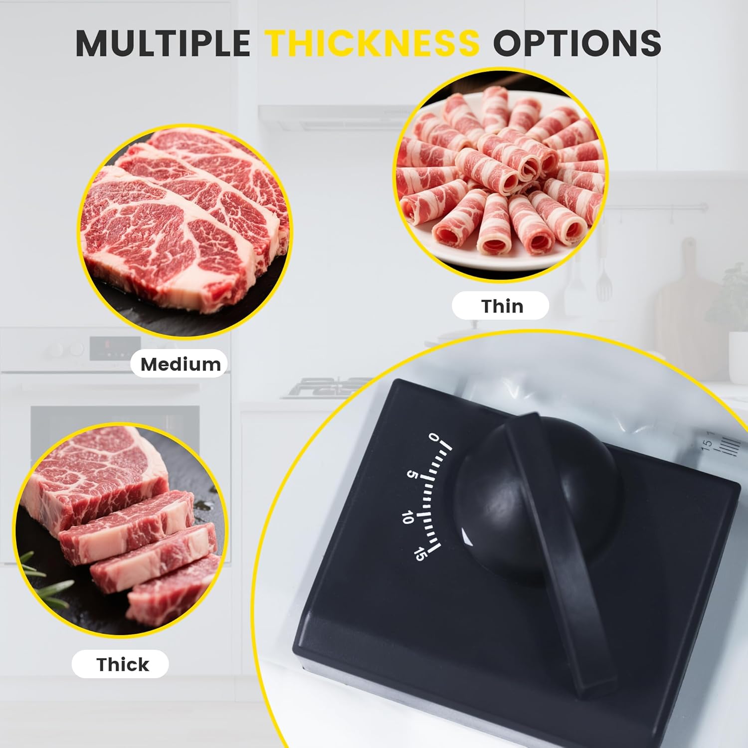 Electric Meat Slicer, 200w Professional Deli Meat Slicer Machine For Home With 2 Removable 7.5" Stainless Steel Blades And Stainless Steel Tray, Meat Cutter Suitable For Cutting Meat, Cheese, Bread