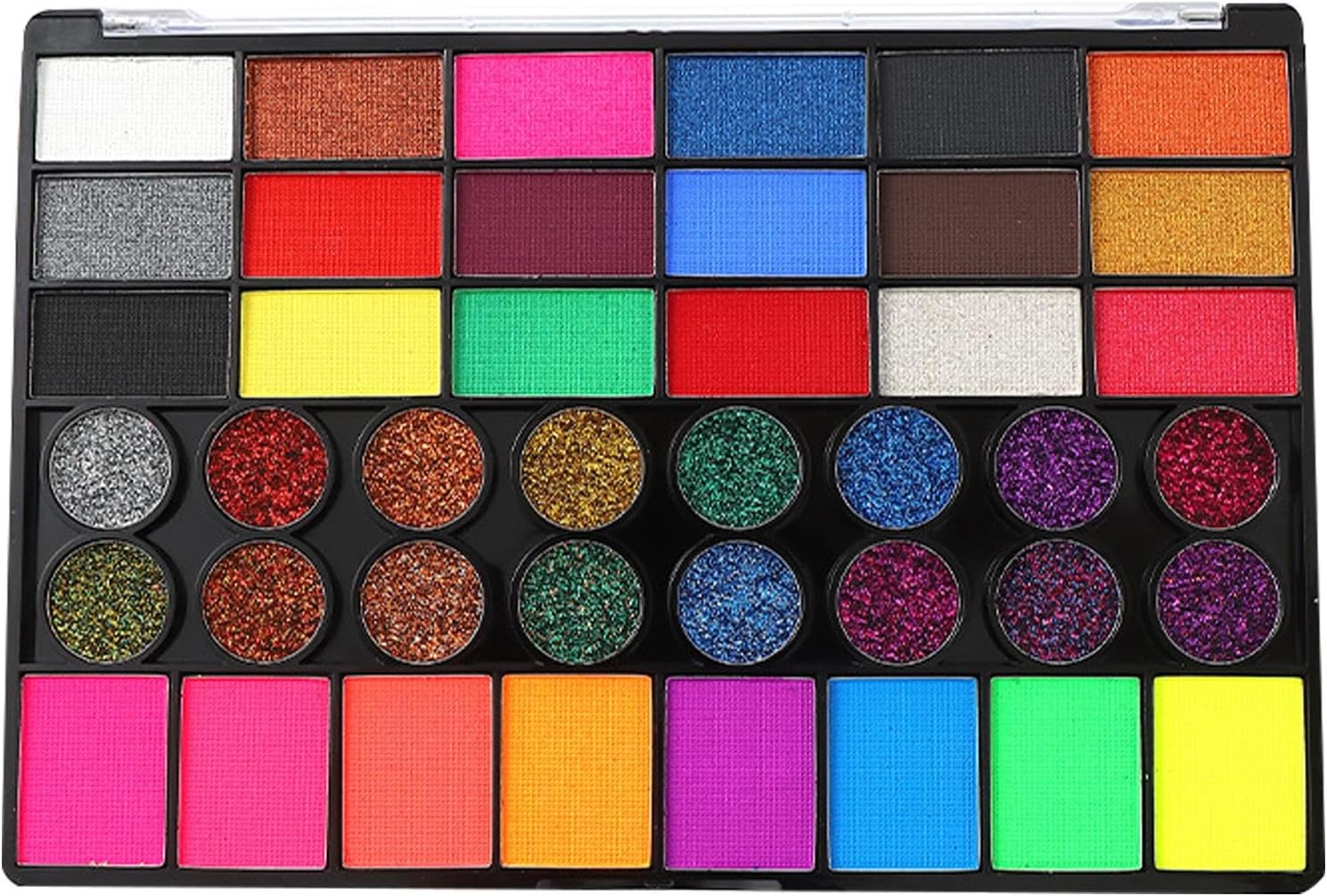 Make-upverf | Schilderen Schmink Kit | Professionele gezichtsverfkit | Fluorescerend Halloween Make-up Palet | Gezichtsverf Make-up Kit Gezicht en Body Paint Op waterbasis Gezichtsverf Voor Kinderen