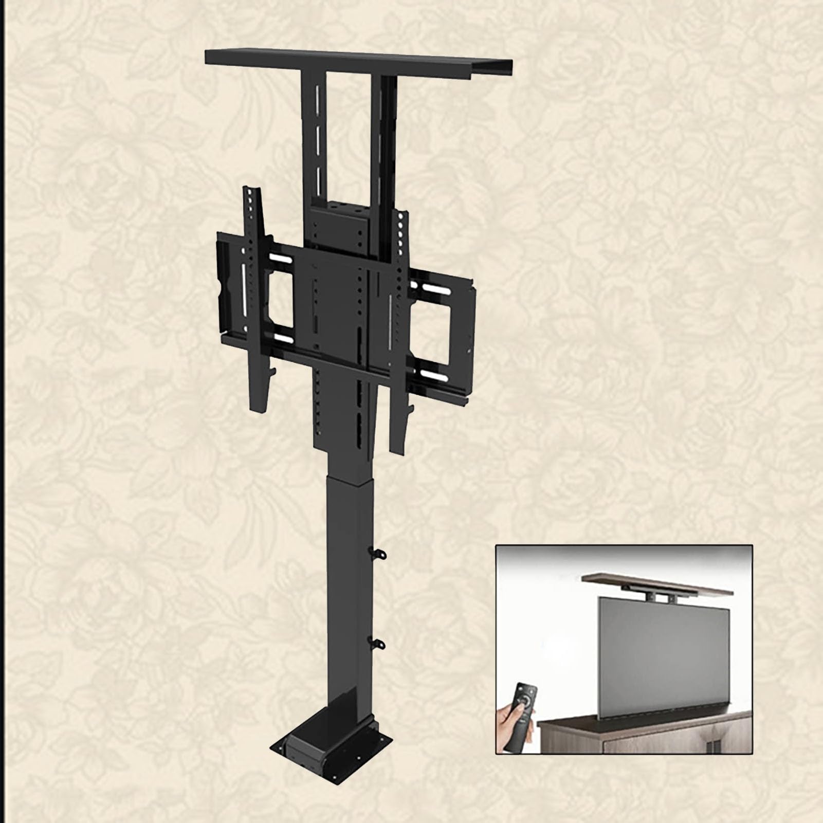 Amazon.co.jp: 42-70インチ電動テレビリフトスタンド用、自動