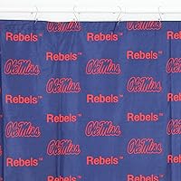 Vista 25 de College Covers Everything Comfy Alabama Tide - Cortina de ducha brillante y colorida, 70 x 72 pulgadas