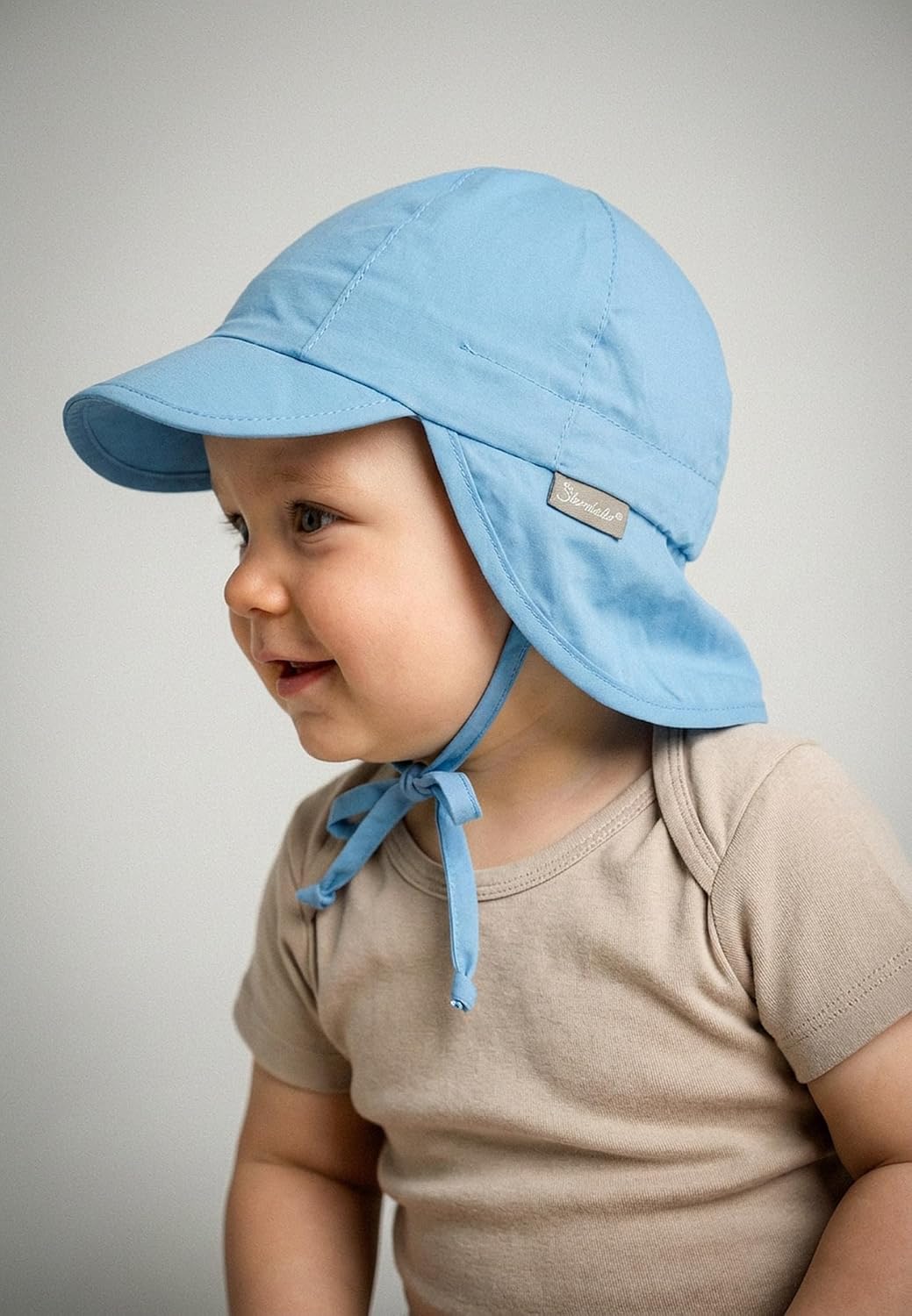 Sterntaler Cap with neck protection baby girls hat