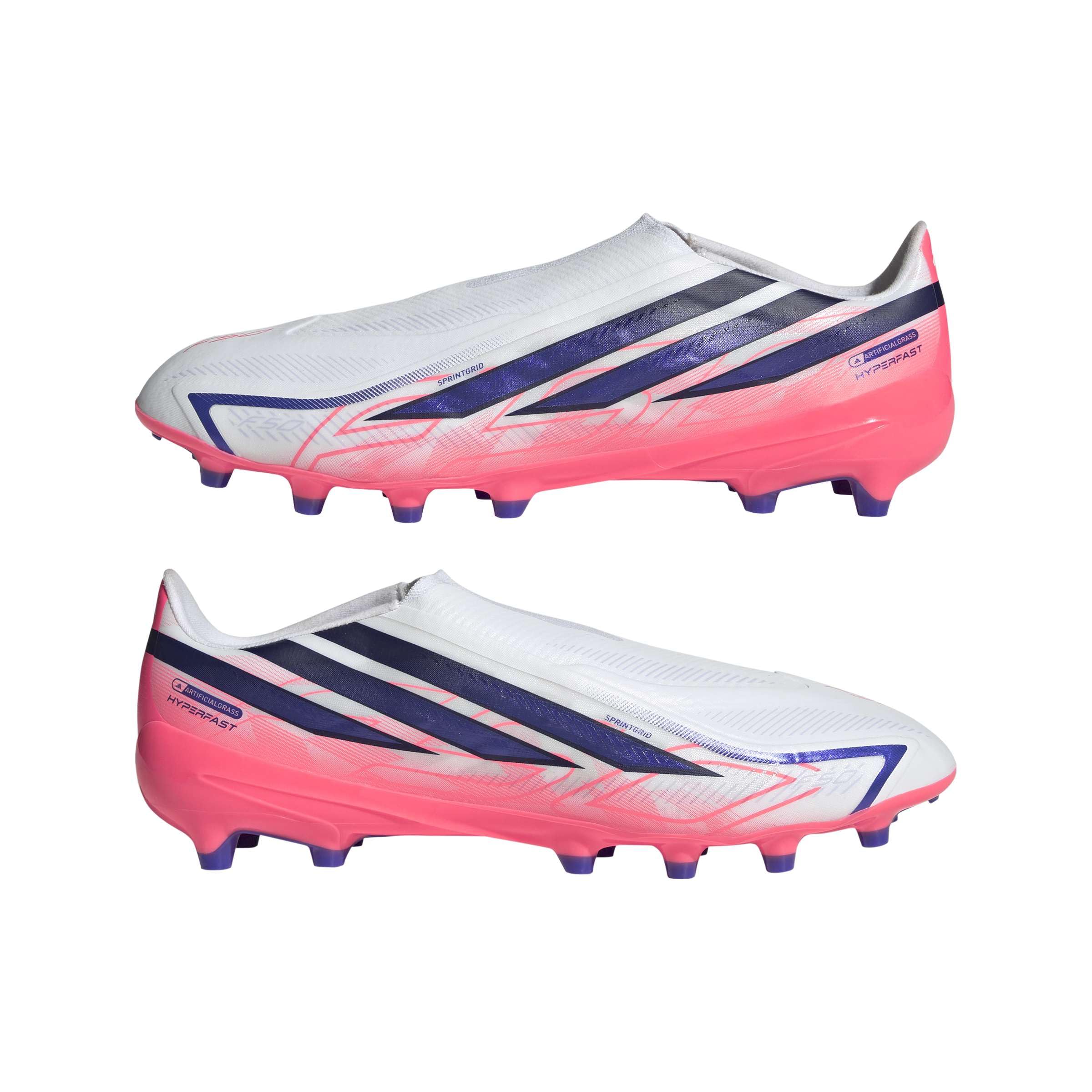 adidas Unisex F50 Hyperfast League Fußballschuh, Kunstrasen, ohne Schnürsenkel