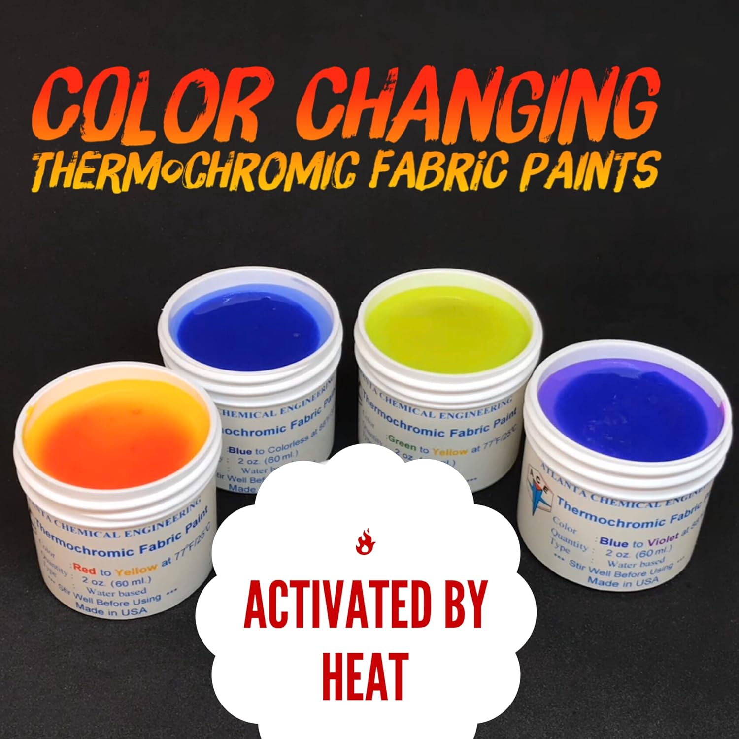 Color Changing Thermochromic Fabric Paint Body Heat Kuwait Ubuy