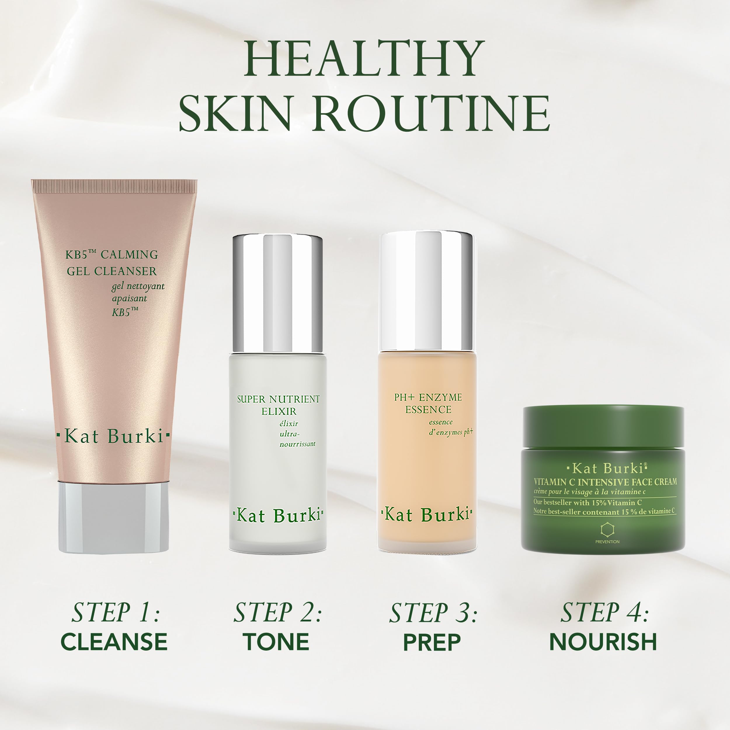 KAT BURKI 15% Stabilized Vitamin C Intensive Face Cream. Brightening Moisturizer for Glowing & More Firm Skin
