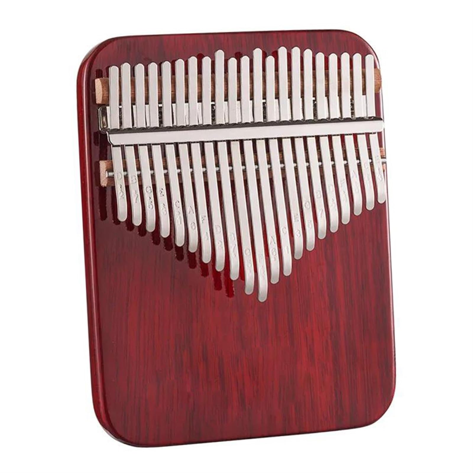 Kalimba Kalimba 21-klawiszowy Profesjonalny Fortepian Kciukowy W Całości Wykonany Z Litego Drewna Fornirowanego Instrument Kalimba W Kolorze Purpurowego Serca