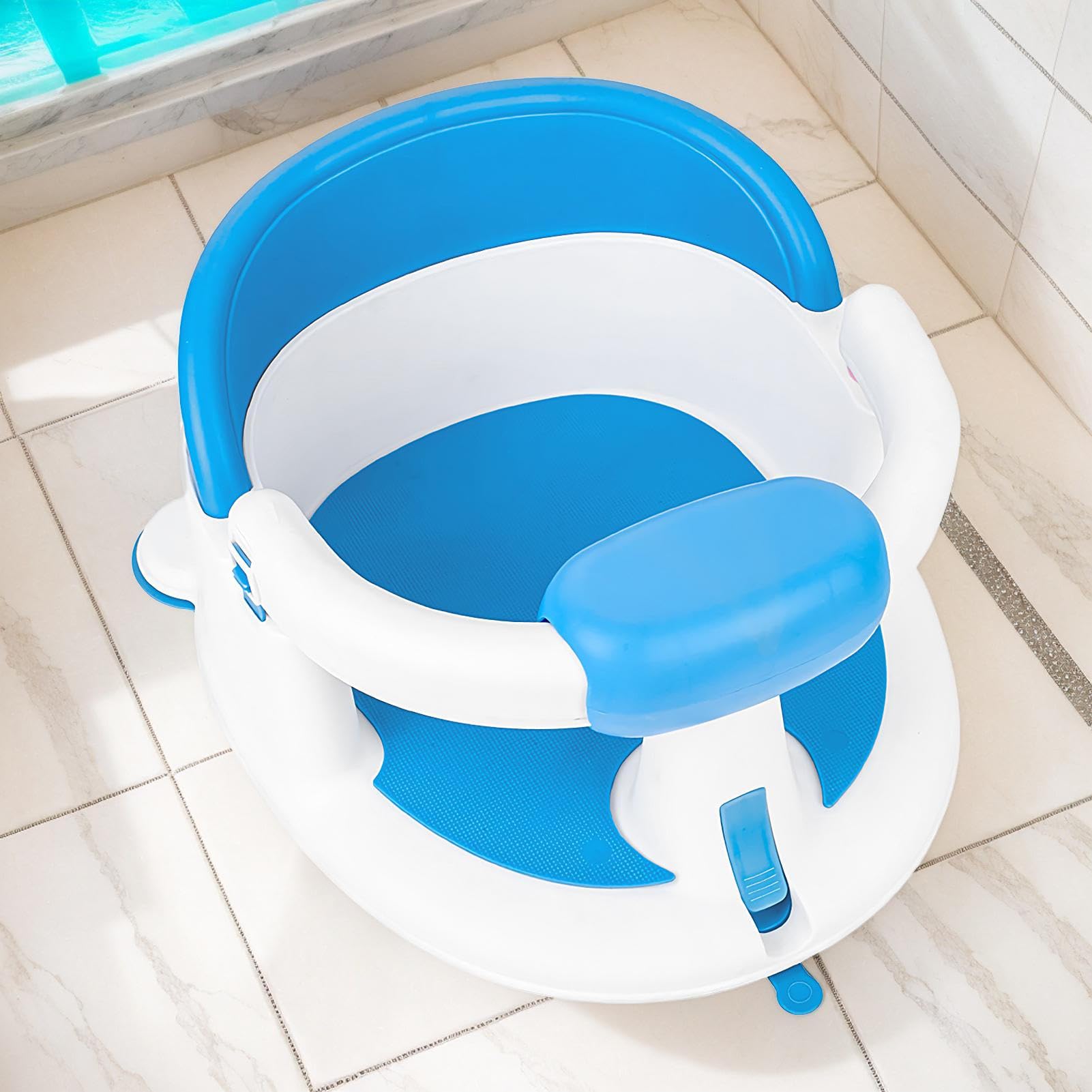 Asientos de baño para bebés sentados, siéntate el asiento de la bañera para