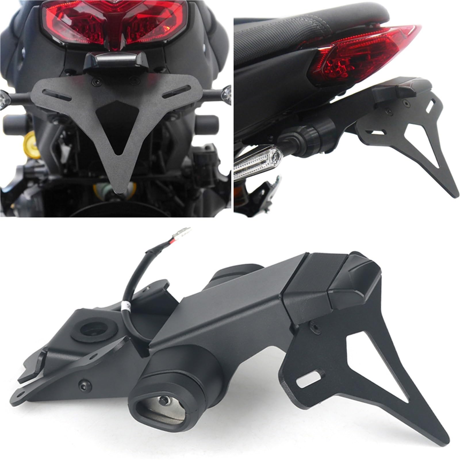 Portatarga Posteriore Corto Moto Per Y&amaha MT-09 MT09 MT 09 2021 2022 2023