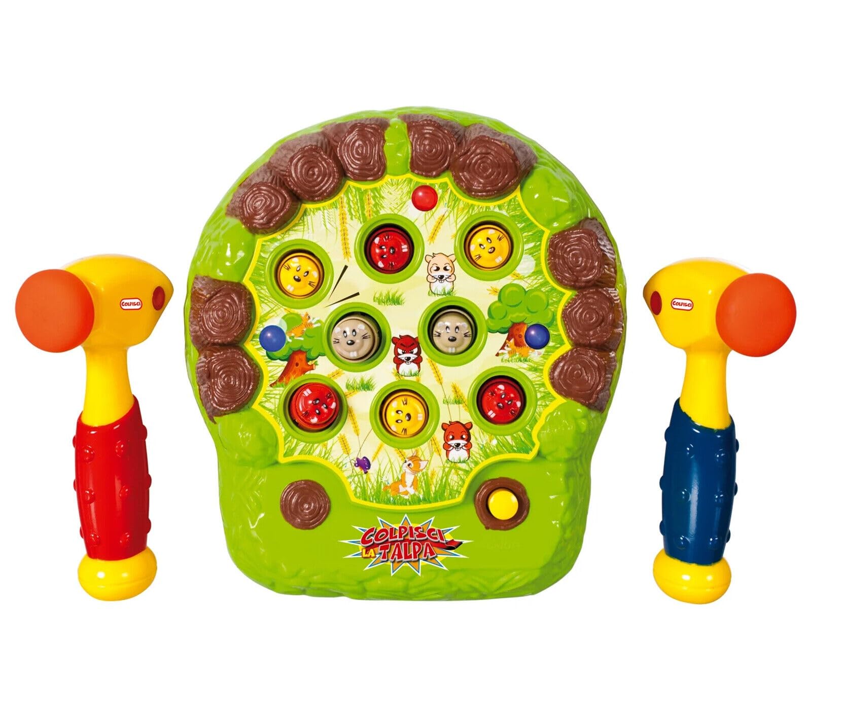 Generico Gioco Cattura La Talpa Acchiappa Talpa con Luci e Suoni Gioco Martello Giocattolo Elettronico Arcade Interattivo Colpisci Le Talpe