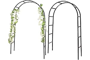 RUBFAC Metal Arch Garden Trellis