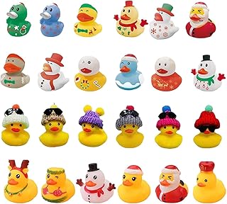 Christmas 24 Days Countdown - Christmas Advent Calendar Animal With Cute Duck Design,2024 Christmas Advent Calendar Animal, Christmas Countdown Fun Toys, Tabletop Decors Gift For Girls Neamou