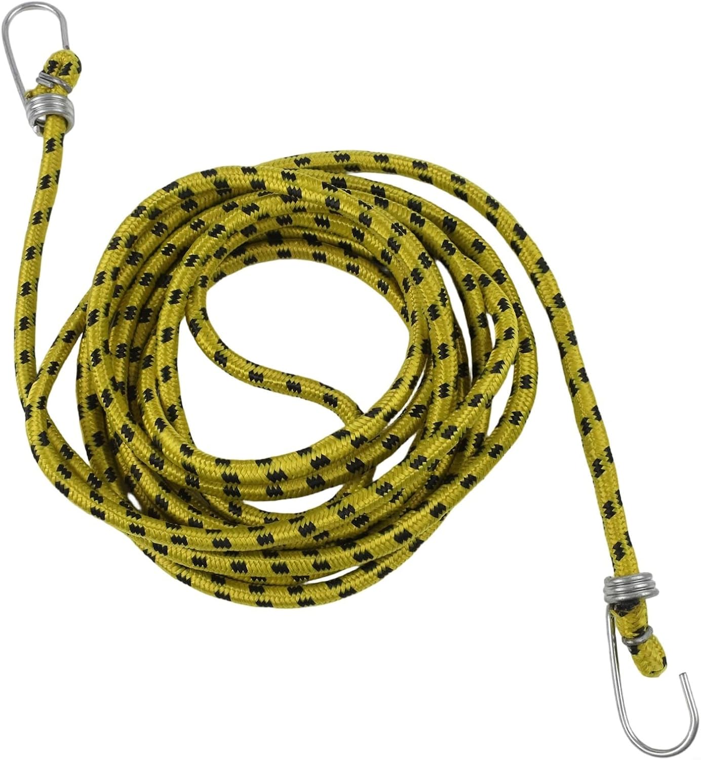 Extra Long Bungee Cord Heavy Duty Elastic Rope Rubber Stretch Cord With Hooks For Hand Truck Luggage Strap Motorcycle Gear Tie Down Roof Rack Securing For Bike(3 Meters)