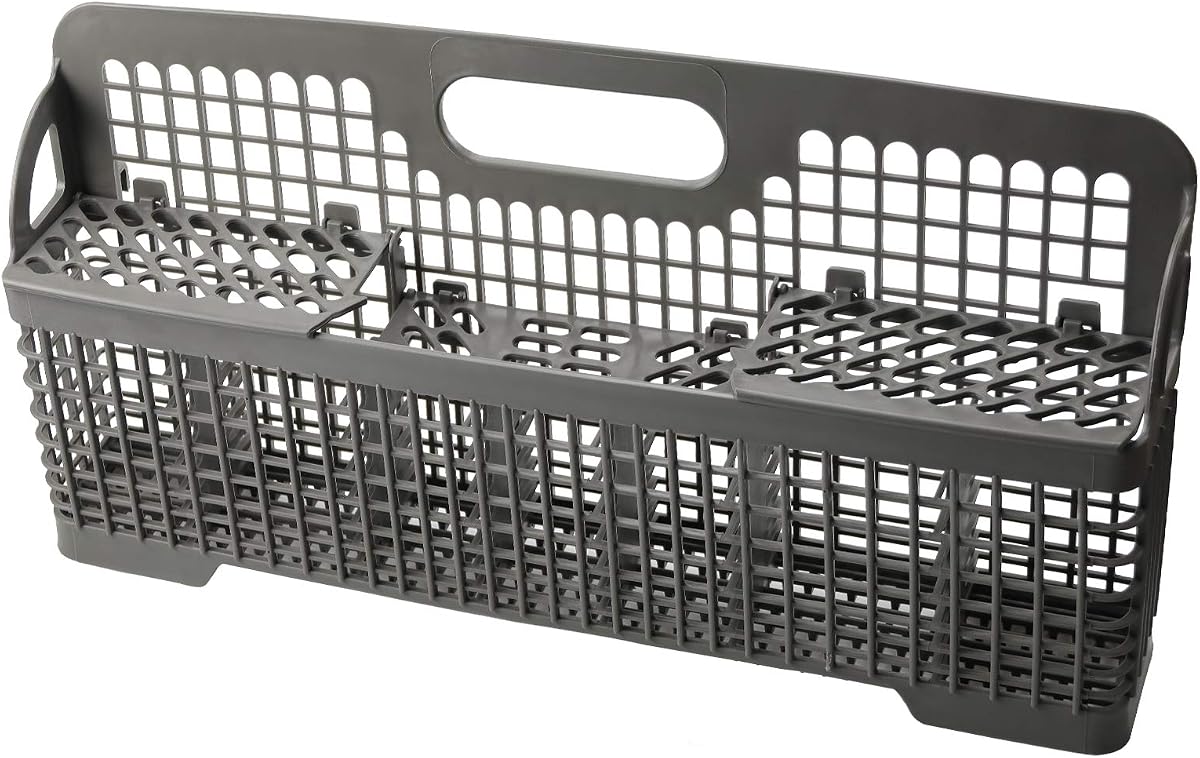 8531233 WP8562043 Universal Dishwasher Silverware Basket | Replacement Fit for Whirlpool Kitchenaid Dishwasher Utensil Rack Basket, Replaces 8531233,8562043, WP8531233VP