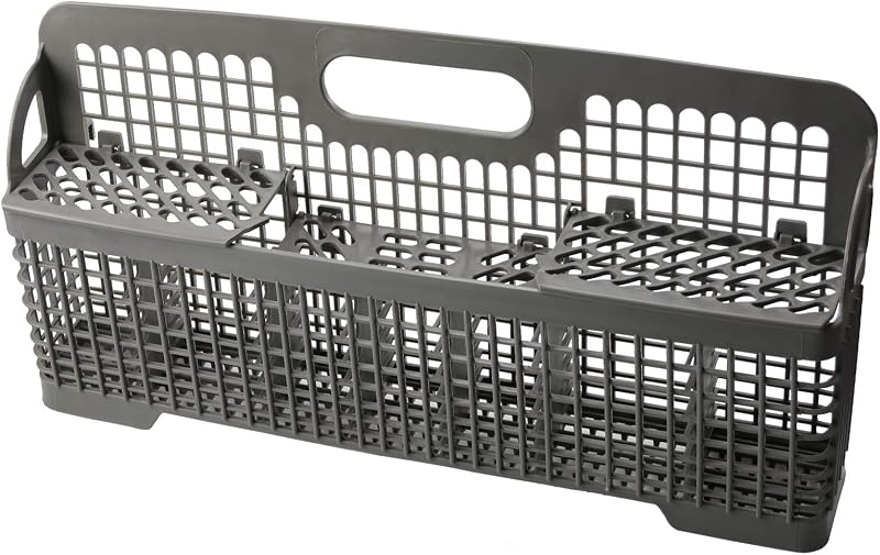 8531233 WP8562043 Universal Dishwasher Silverware Basket | Replacement Fit for Whirlpool Kitchenaid Dishwasher Utensil Rack Basket, Replaces 8531233,8562043, WP8531233VP