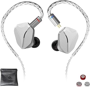 Hidizs MP145 in-Ear Monitors, WDC Coengineered, Custom Fast 14.5 mm Planar IEMs Wired Earphones, 3 Pneumatic Tuning Filters - Unlock 9 Different Sound Styles in One Pair Earbuds, OFC Cable 4.4mm