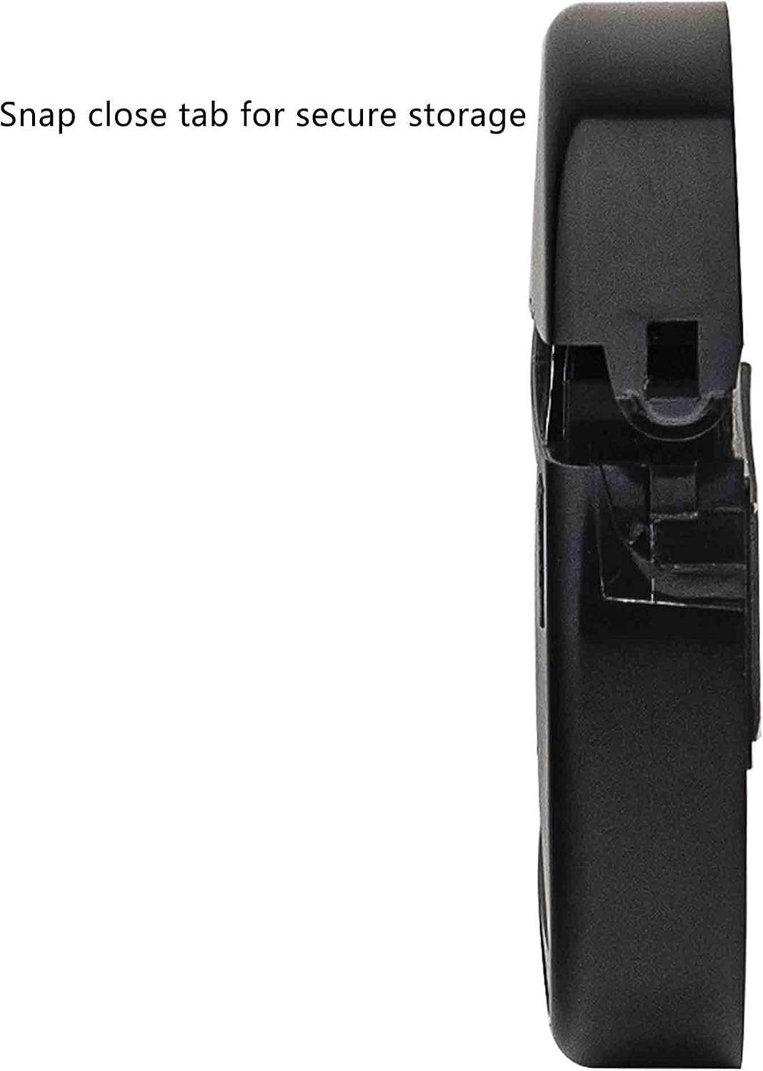 Marketing Holders 2 Pack Outdoor Business Card Holder with Lid Take One Sticker and Adhesive Holds 3.5" x 2" Cards for Offices Trucks and Vehicles Black Plastic On The Go Advertising