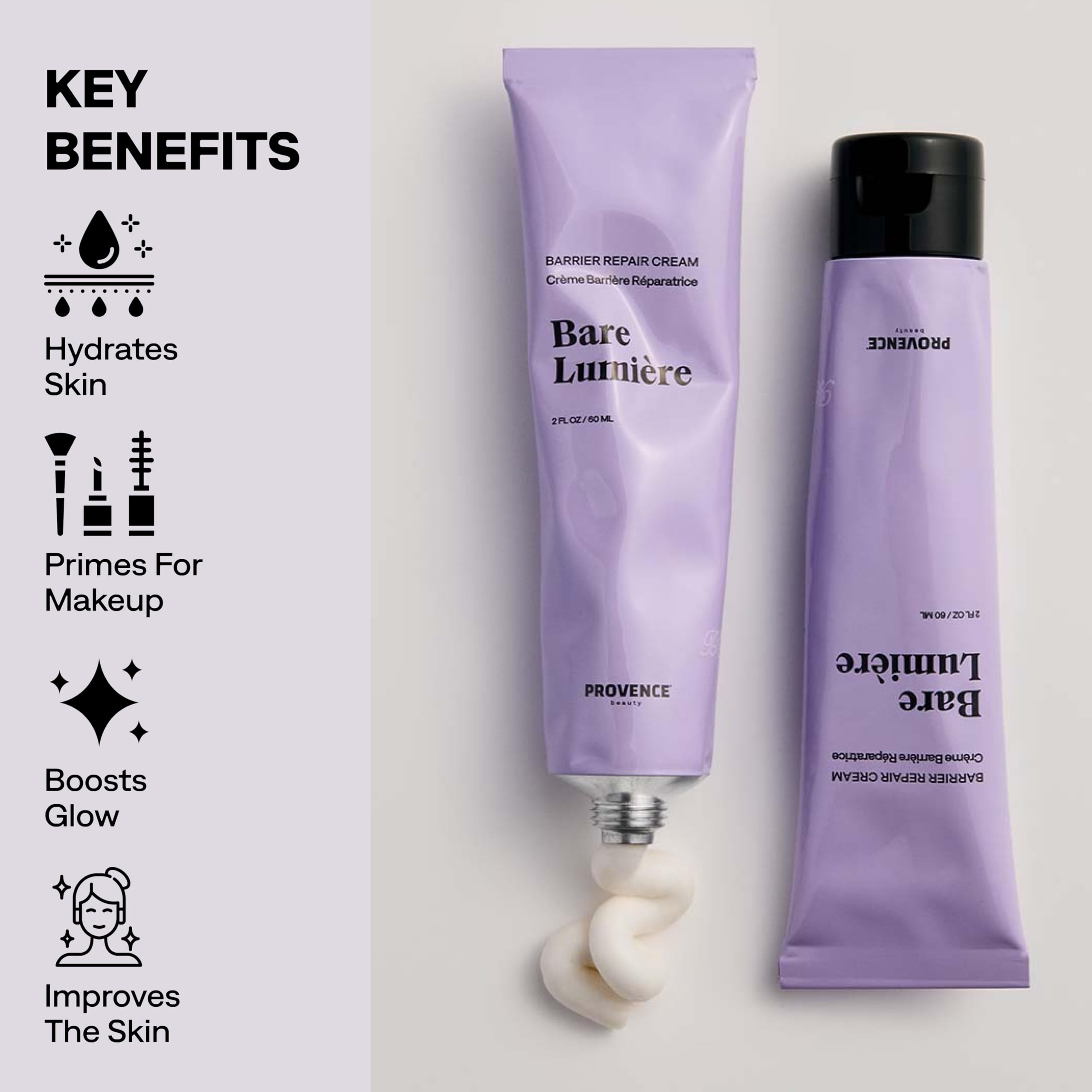 Amazon.com: Provence Beauty BARE LUMIÈRE Skin Barrier Repair Cream