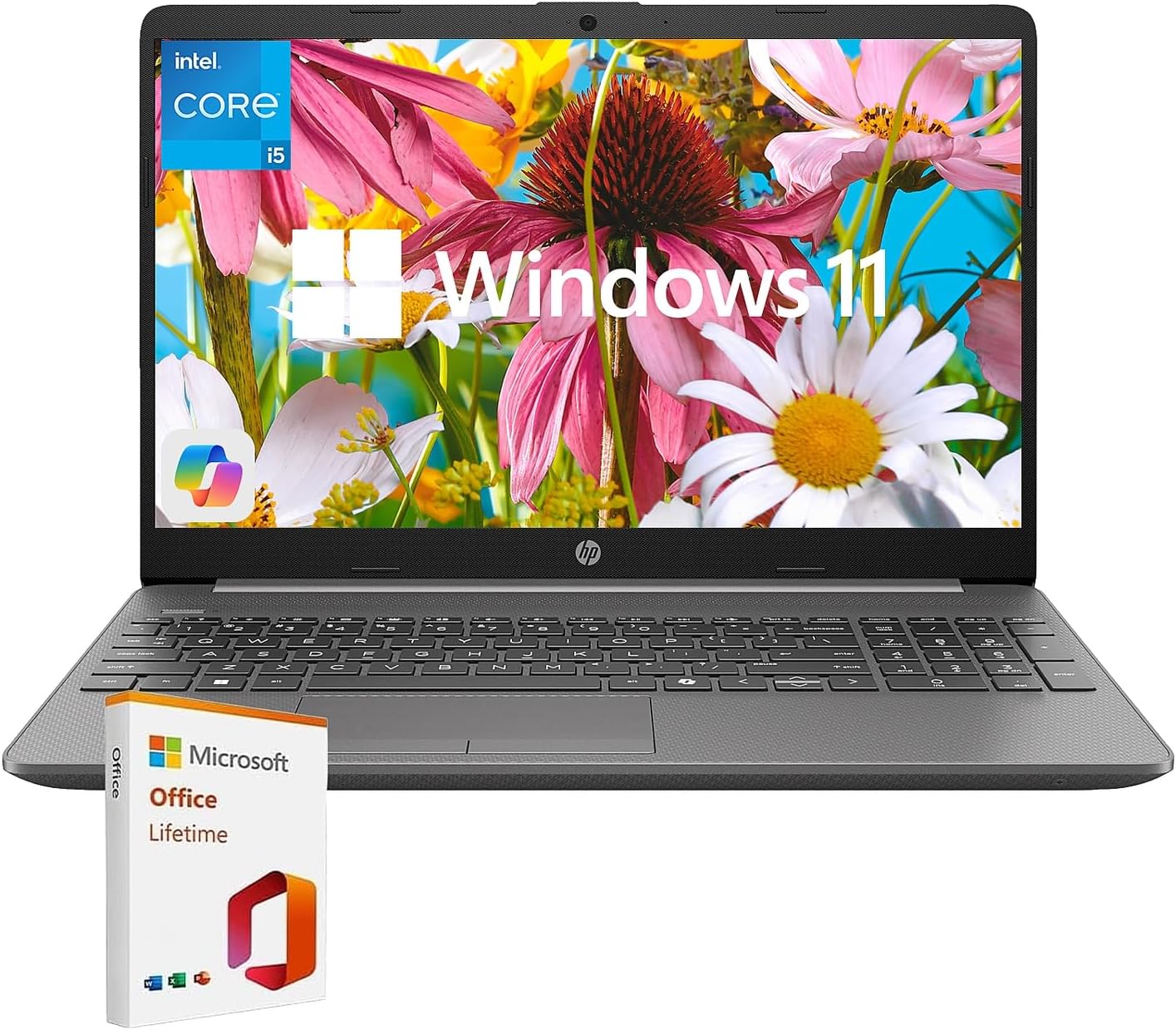 HP i5 Laptop, Intel 10-Core i5-1335U with Lifetime Microsoft Office, 16GB RAM 51…