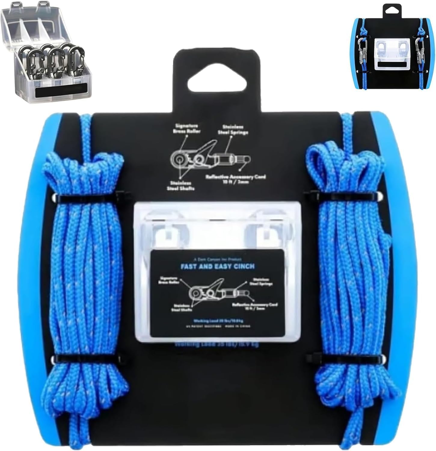 Accessoire de serrage de corde de tente pour bivouac et bâche